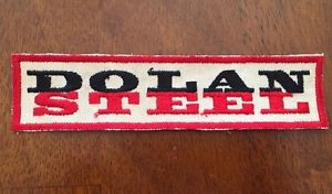 Vintage dolan steel uniform embroidery patch unused