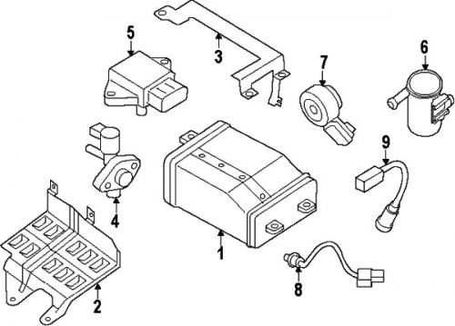 Nissan 226a0ja10c genuine oem oxygen sensor