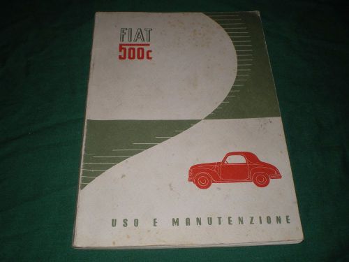 Fiat 500c uso e manutenzione (sevice manual) italian