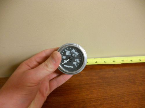 Sunpro water temperature gauge, coolant temp, vintage classic rat rod muscle car