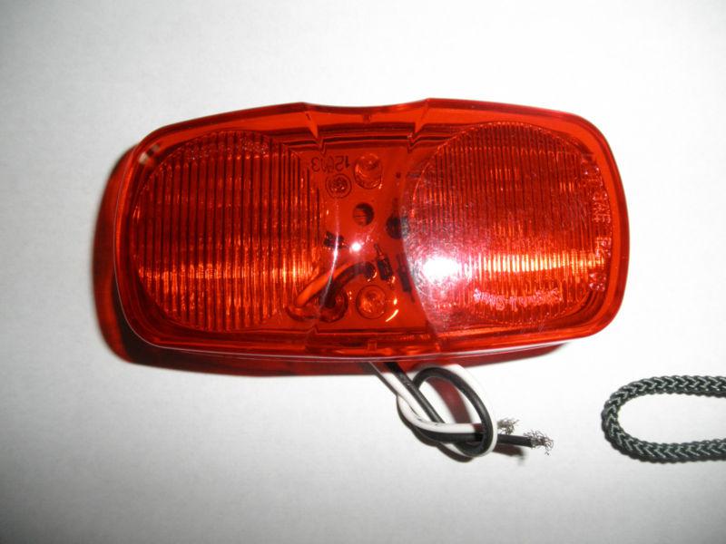 Signal stat 2660 led red clearance marker light (pair)