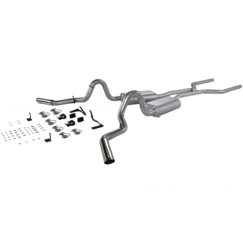 Flowmaster header-back system - dual side exit - american thunder -