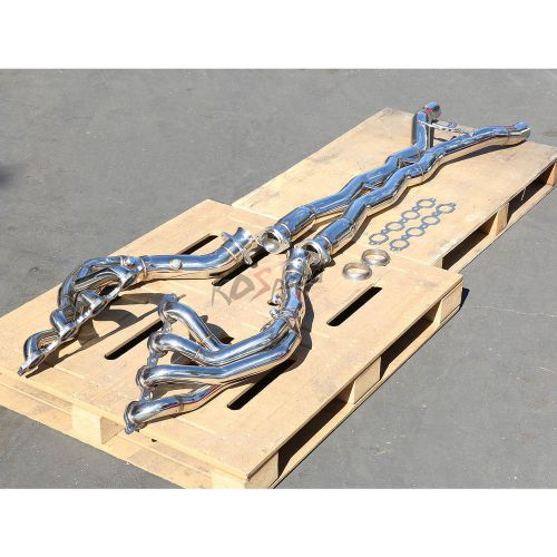 C7 lt1 lt4 stainless steel header exhaust+x/y-pipe for 14+ chevy corvette 6.2 v8