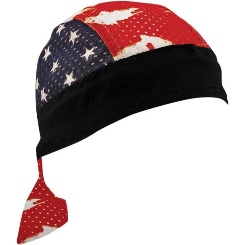 Zan headgear patriotic light weight vented sport flydanna headwrap