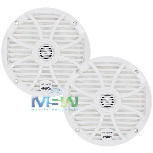 Wet sounds sw-65i-w 6-1/2&#034; 2-way salt water series marine coaxial speakers sw65i