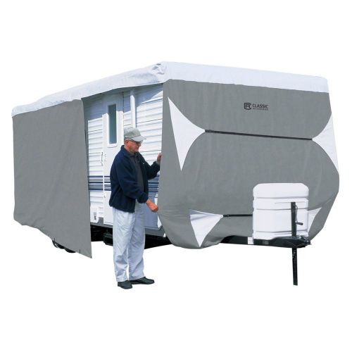 Classic accessories 73763 polypro3 travel trailers 33&#039;-35&#039; grey &amp; snow white