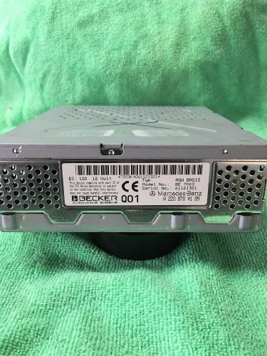 2005 mercedes benz sl550 becker be7003 radio module with fiber optic