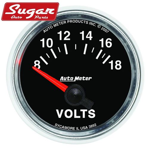 Auto meter 3892 gs; electric voltmeter