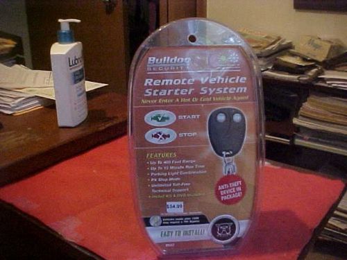 Bulldog security remote vehicle starter system model rs82