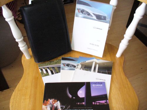 2009 09 lexus is250 is350 owners manual with case 30