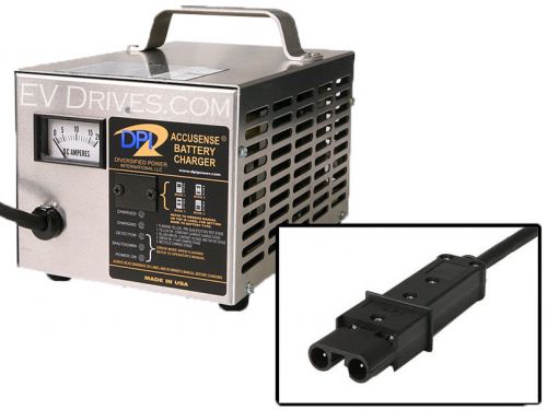 Dpi golf cart charger 48v 17a with yamaha g19 / g22 connector - accusense