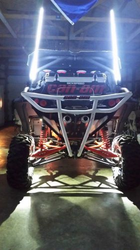 6ft quick disconnect white led light whip sxs atv utv rzr 4 wheeler rzr teryx