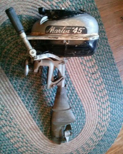 Vintage outboard boat motor martin motors 45 bb71468