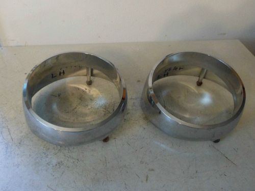 1964 chrylser  imperial  headlight  rings trims bezel