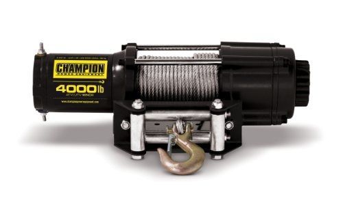 Champion power equipment 14001 4000 lb. atv/utv winch kit (12v dc)