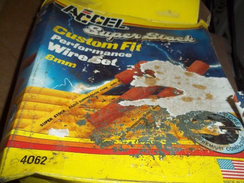 Spark plug wire set-custom fit super stock accel 4062  made in the usa