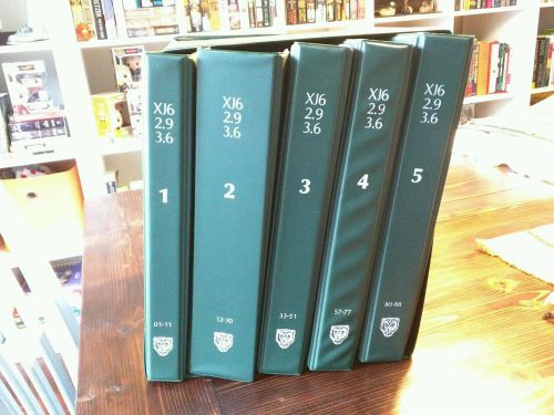 Jaguar service manual xj6 2.9 - 3.6 genuine original 5 volume book set jjm100405