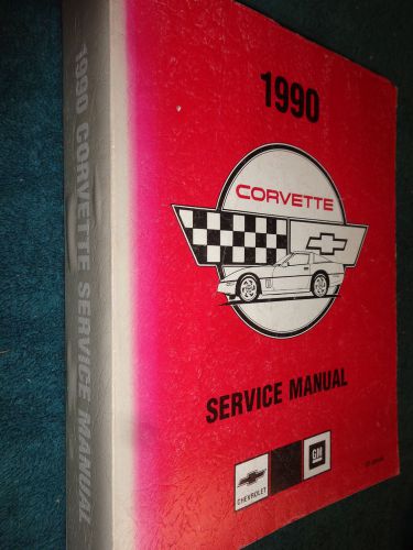 1990 corvette shop manual / original g.m. service book!!!