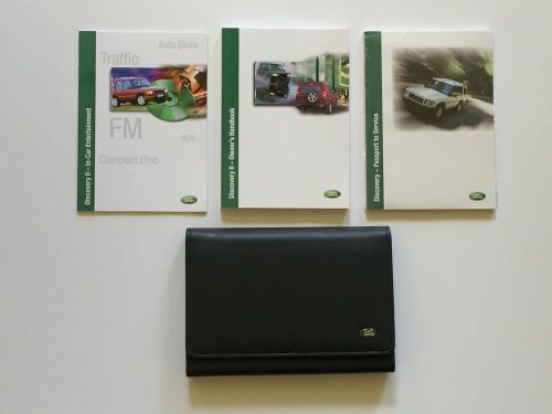 Land rover discovery ii owners manual set - new!