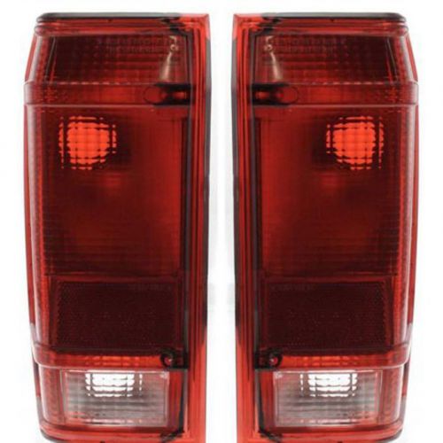 Set of 2 tail light assembly lh &amp; rh 1991-1992 fits ford ranger pickup 2wd 4wd