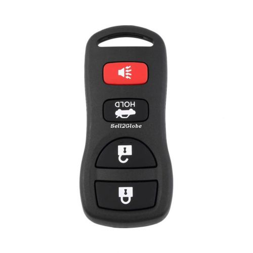2pcs 4-button shell case keyless entry remote control key fob for nissan g8