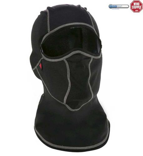 New dainese total ws adult windstopper fabric balaclava/neck, black, large/lg