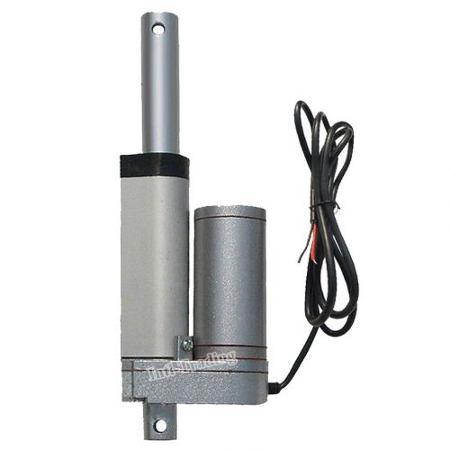 Linear actuator 2&#034; stroke 330 pound max lift dc motor heavy duty 12v hoods lbs