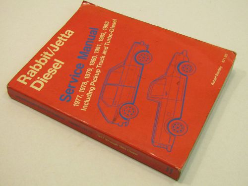 1977 1983 vw volkswagen rabbit &amp; jetta diesel truck turbo repair service manual