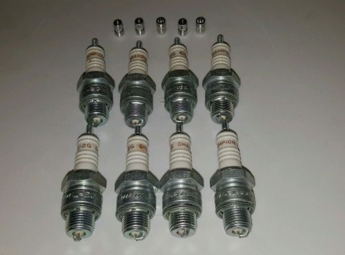 Champion vtg spark plug plugs l-2g unused lot of 8