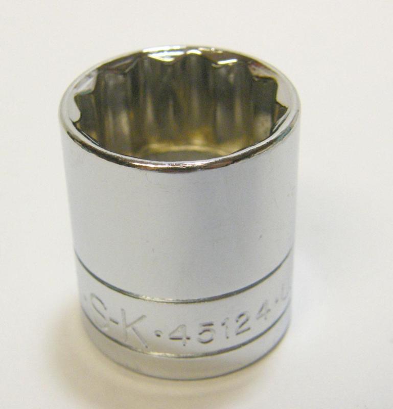 Sk tools 45124 3/8 drive 12 point standard fractional socket ¾"