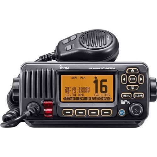 Icom m324-01  m324 black vhf