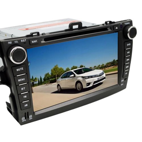 8&#034; 2 din car stereo dvd cd player for 2007-2013 toyota corolla multimedia player