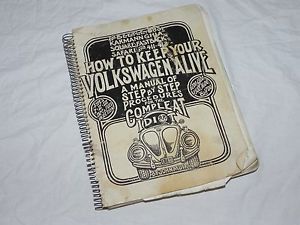 Vtg 1977 how to keep your volkswagen vw alive john muir car repair book