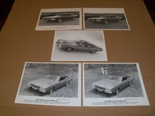 5 mopar reproduction press release photo road runner satellite 73 74 nice look!!