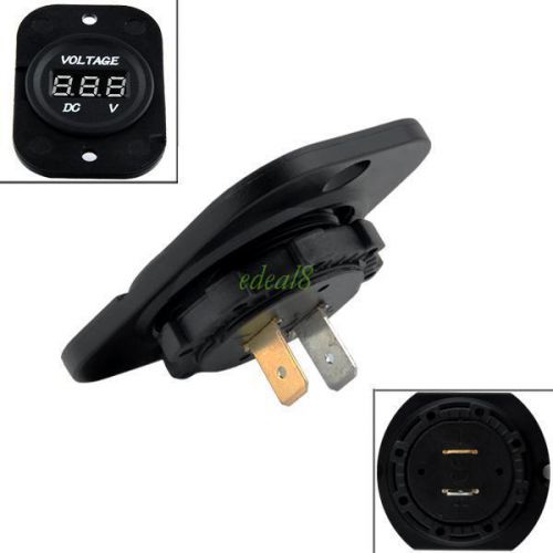 12-24v dc voltmeter digital chargers outlet socket car auto motorcycle trucks 8