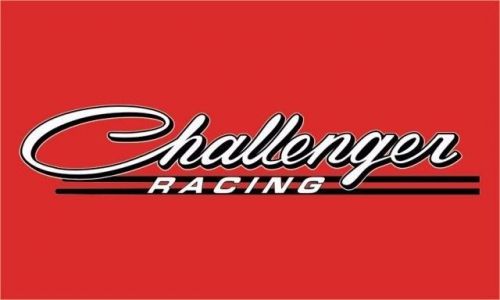 Challenger racing banner flag 70 71 72 mopar red 4x2 ft