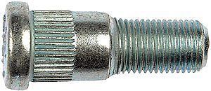 1/2-20 serrated wheel stud - .650 in knurl; 1-5/8 in length