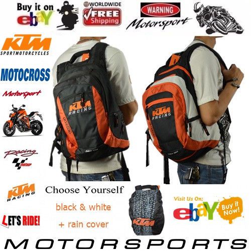 Ktm backpack,ktm travel bag,motorcycle riding bag,motorcycle backpack,enduro bag