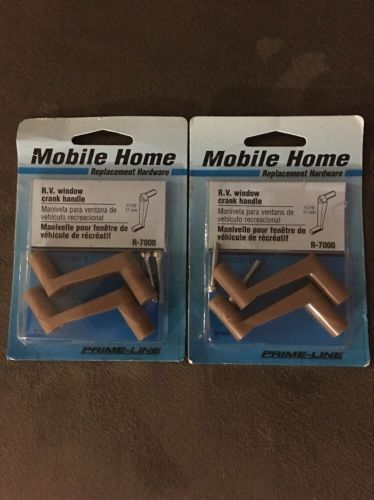 Rv- mobile home / plastic crank handles for windows - set of 4