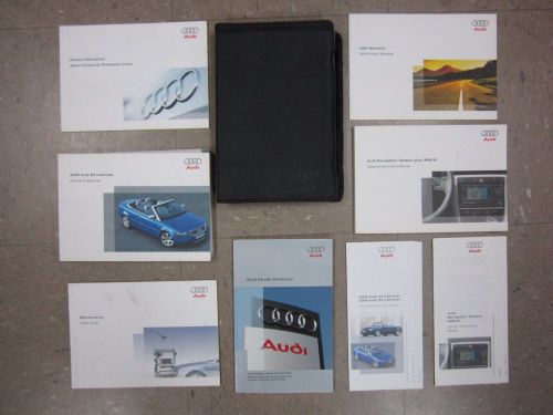 2006 ,audi  s4 cabriolet   owner&#039;s manual user guide books oem