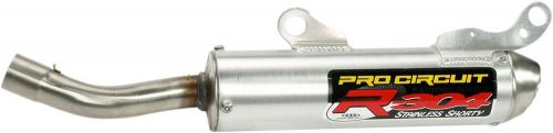 Pro circuit sh02250-re r304 shorty silencer exhaust honda cr250 02-03