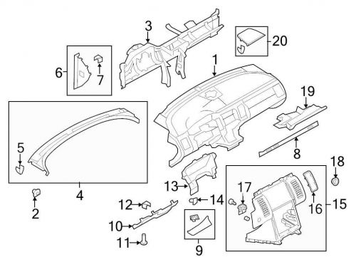 Ford oem speaker cover aa8z18978ab image 20