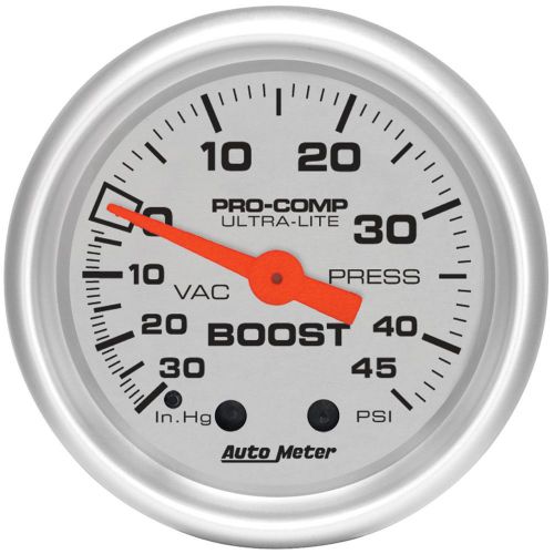 Autometer 4308 ultra-lite mechanical boost/vacuum gauge