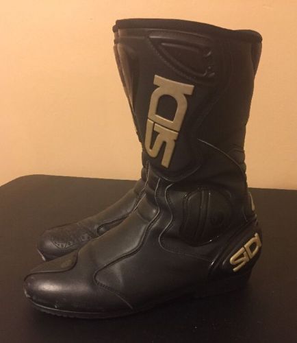 Sidi motorcycle waterproof leather evo rain touring boots size 10 us 44 eu