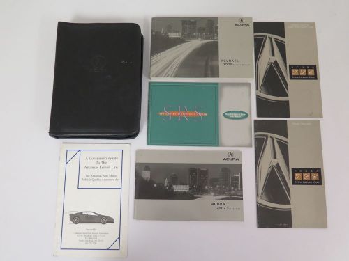 2002 acura tl owners manual book