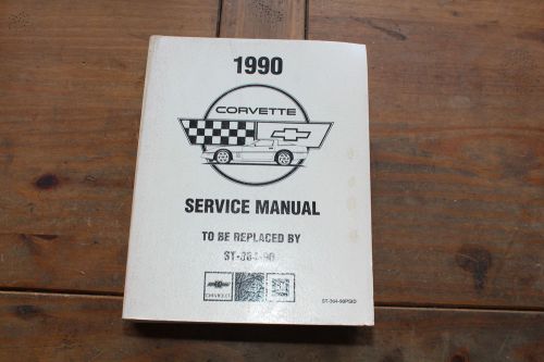 Corvette chevrolet complete preliminary st36490psid 1990 gm shop service manual