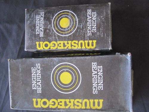 Muskegon  engine std rod &amp; main bearings set nib 91647 91324 426 hemi bb dodge