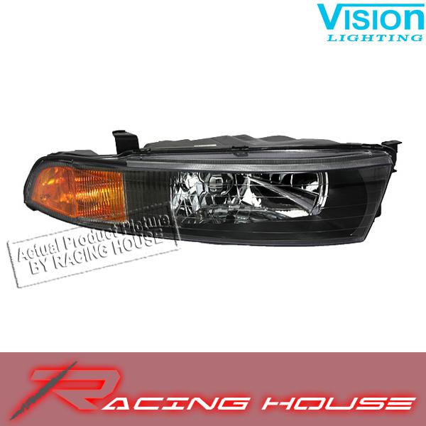 Right passenger side headlight kit unit replacement 02-03 mitsubishi galant