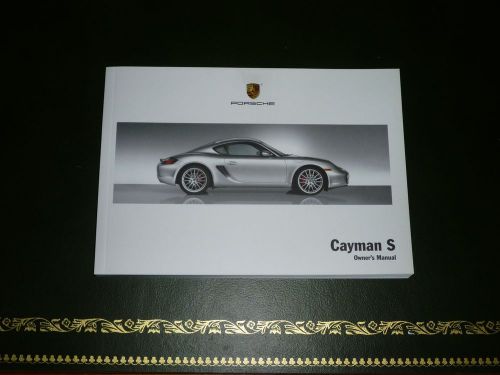 2006 porsche cayman s owners manual 987c 06 new