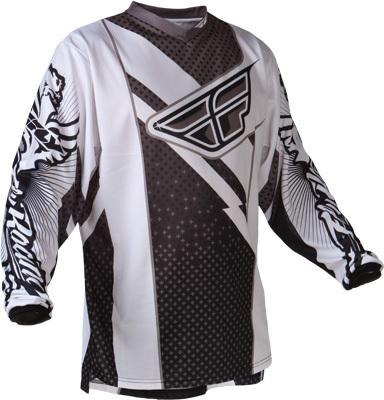 Fly racing f-16 jersey - x-large/black/white 365-520x